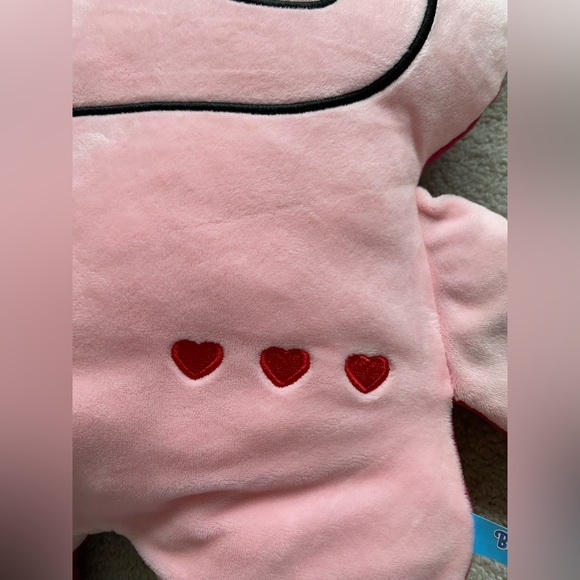 BUMPAS "Lucky" Weighted Plush Toy to Help Sleep, Stress, Anxiety - Pink/Magenta - Picture 5 of 13